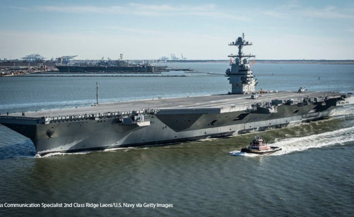 Sea trials begin for USS Gerald…